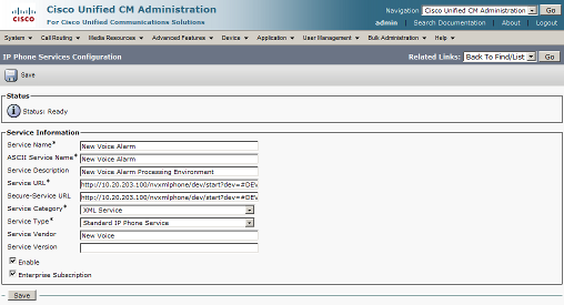 IP Phone Services Configuration IP Phone Services Configuration